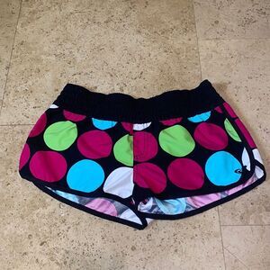 Roxy Size 5 Swim Shorts Polka Dot Colorful Beach Board Shorts
